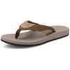 Lucas Men's Ergonomic Flip Flop Thong - Brown - Brown - Men's Sandal | Dakine