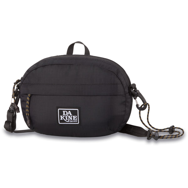 ★DAKS★ Crossback DD CROSS Black DD Pattern Pocket Joey Oval Crossbody – Dakine