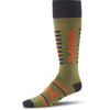Chaussette Thinline - Homme - Utility Green / Orange - Men's Snowboard & Ski Socks | Dakine