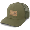 Peak To Peak Trucker - Utility Green - Utility Green - Adjustable Trucker Hat | Dakine