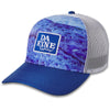 Crossing Curved Bill Trucker - Blue Wave - Adjustable Trucker Hat | Dakine