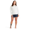 HD Loose Fit Long Sleeve Rashguard Hoodie - Women's - Surf White - Women's Hoodie Rashguard | Dakine