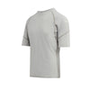 HD Snug Fit Short Sleeve Rashguard Crew - Rail Grey - Men's Short Sleeve Rashguard | Dakine