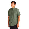 Leeward Chemise boutonnée à manches courtes - Homme - Peat Green - Men's Short Sleeve Shirt | Dakine