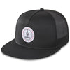 Offshore Flat Bill Trucker Hat - Black - Adjustable Trucker Hat | Dakine